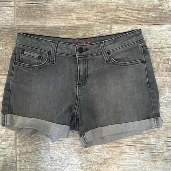 Lux Pants - Lux Gray Jean Shorts - Size 2